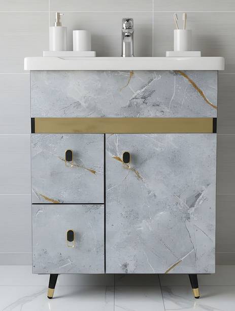 Flowenza Engineered Wood Bar Cabinet