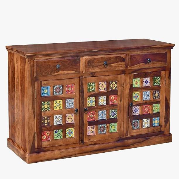 Eywawoods SideBoard Tv Cabinate Solid Wood Bar Cabinet