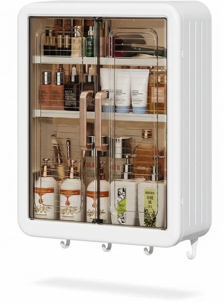 KEVIKA Plastic Wall Mounted Storage Cabinet for Kitchen Plastic Kitchen Cabinet