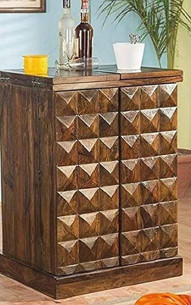 shyam enterprises Solid Wood Bar Cabinet