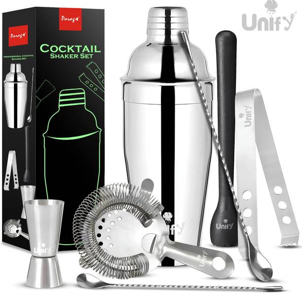 Unify 6 Pieces Bartender Kit | Cocktail Shaker Set Home Bar & Parties Bar Set