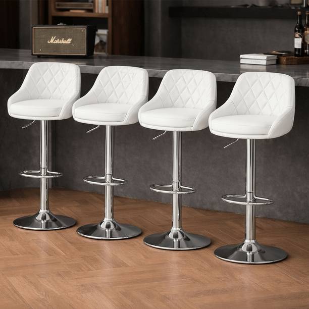CHAIRTECH ® Pack of 4 Bar Stool & Chair | Leatherette Bar Chair