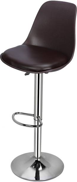 DPI Modern Height Adjustable & Revolving Kitchen Chair with Heavy Duty Chrome Base Metal Bar Stool