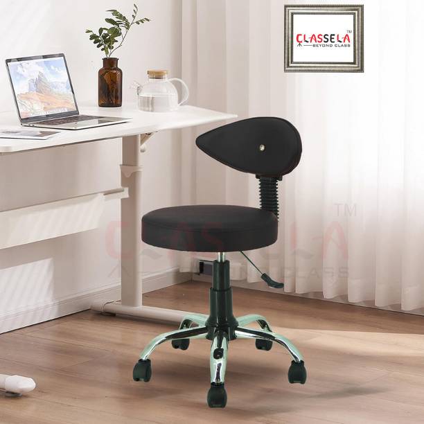Classela Ketto Parlour/client/Kids/shops/salon/bar chair for Small space & 1 year wrty Foam Bar Stool