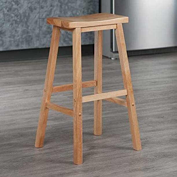 Indian Decor RW969 Bar Seat Stool, Natural Finish Breakfast Kitchen Counter Bar Stool Metal Bar Chair