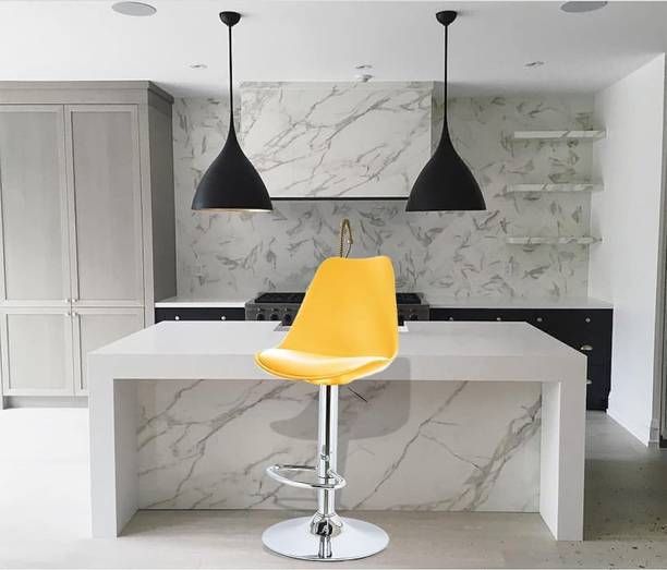 Pruthi Collections Revolving Height Adjutable Premium Bar Stool Chair (Pack of 1) Foam Bar Chair