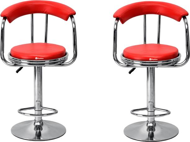 GOYALSON Office Chair Home Bar Stool/Kitchen Chair (Set of 2) Leatherette Bar Stool