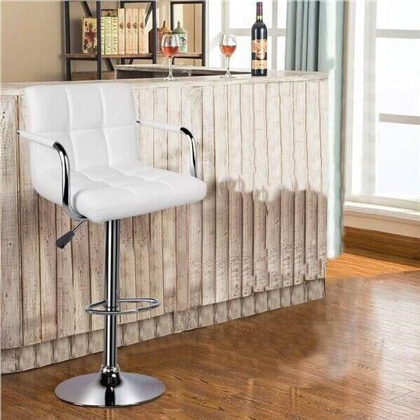 NGFC - SITTING ENVIRONMENT SOLUTIONS Bar Stool Chair with Adjustable Height|Comfortable Padded Seat Leatherette Bar Stool