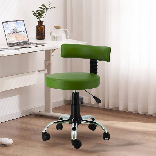 Newturn Keto Parlour/Client/Small shops/visitor chair for space management & 1 year wty Foam Bar Chair