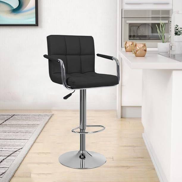 NGFC - SITTING ENVIRONMENT SOLUTIONS Bar Stool Chair with Adjustable Height|Comfortable Padded Seat Leatherette Bar Stool