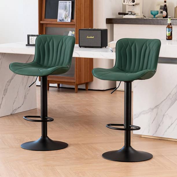 CHAIRTECH UPTO 5 YEARS WARRANTY Unique Bar Stool Leather Crome Base Leatherette Bar Stool