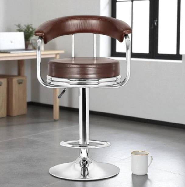 NGFC - SITTING ENVIRONMENT SOLUTIONS Bar Stool Chair with Adjustable Height|Comfortable Padded Seat Leatherette Bar Chair