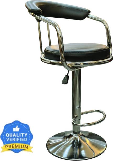 neo chair Classic Black Revolving | Kitchen | Café | Stores | Leatherette Metal Bar Stool