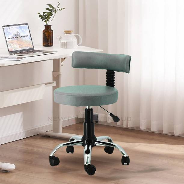 Newturn Keto Parlour/Client/Small shops/visitor chair for space management & 1 year wty Foam Bar Chair