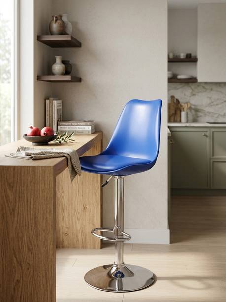 ACTIVA Rapid Bar Stool with Adjustable Height|Swivel Metal Stool Chair For Bar/Cafe| Metal Bar Stool