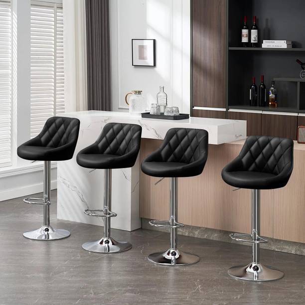 CHAIRTECH Pack of 4 | UPTO 5 YEARS WARRANTY Bar Chair |Bar Stool Leatherette Bar Chair