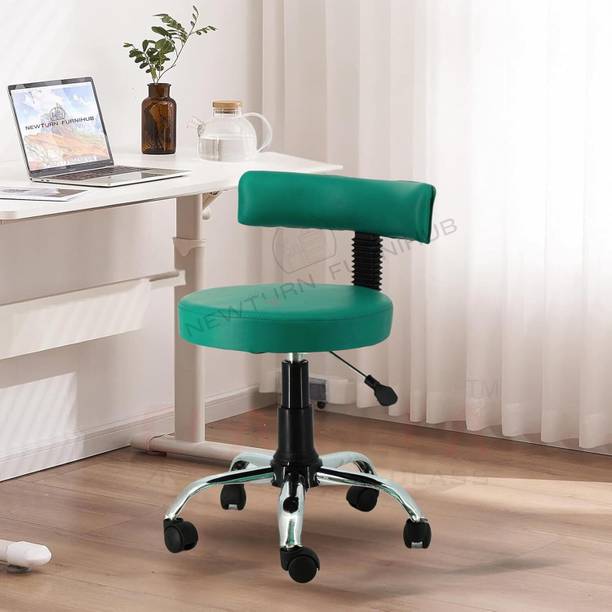 Newturn Keto Parlour/Client/Small shops/visitor chair for space management & 1 year wty Foam Bar Chair