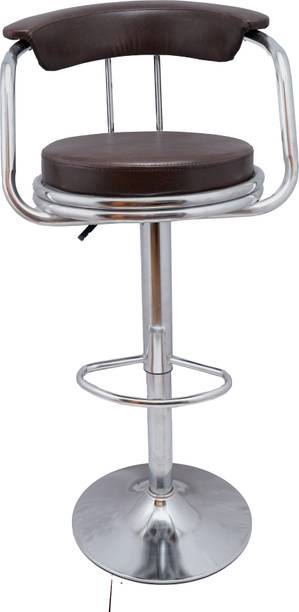GalaxyGraceFurniture Brown Revolving | Height Adjustable | Kitchen / Café / Stores Leatherette Bar Stool