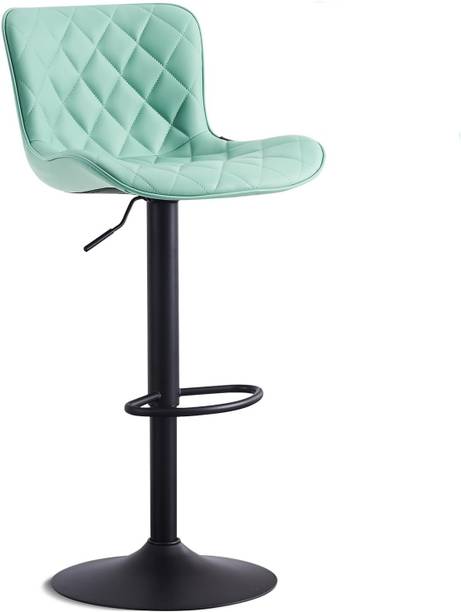 TECHSEAT Unique Bar Stool|Chair Leather 1 year warranty Engineered Wood Bar Stool