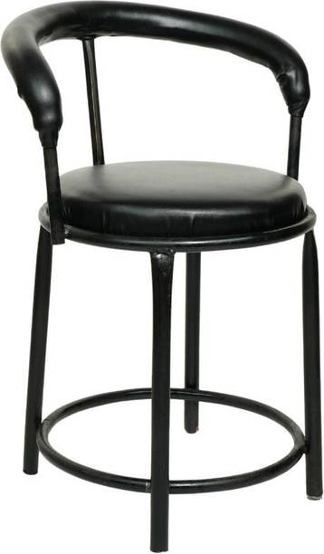 ACTIVA 173 Bar Stool with Cushion Seat For Cafe/Home| Chrome Steel Frame Dining Chair| Metal Bar Stool