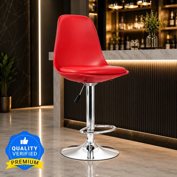 neo chair Adjutable Height, Revolving Bar Stool Chair for cafe, Restro, Home Bar Chair Plastic Bar Stool