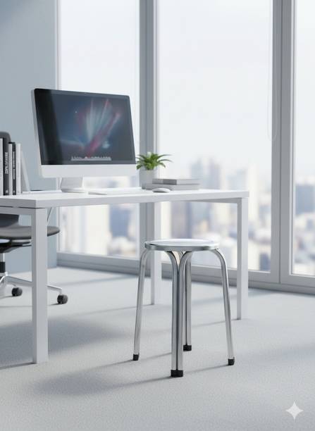 Vistro sleek and sturdy all-metal stool pack of -1 Metal Bar Stool