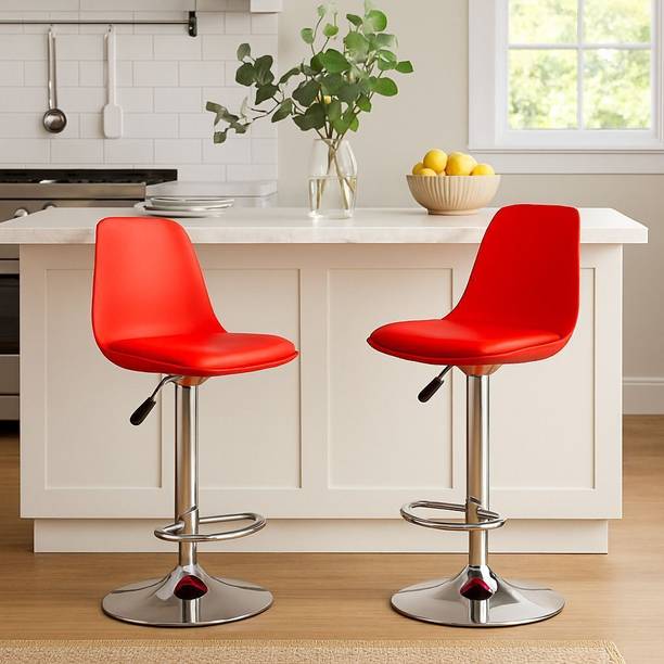 NITYAM Premium Quality Adjustable Height Bar Stool Chair Metal Bar Stool