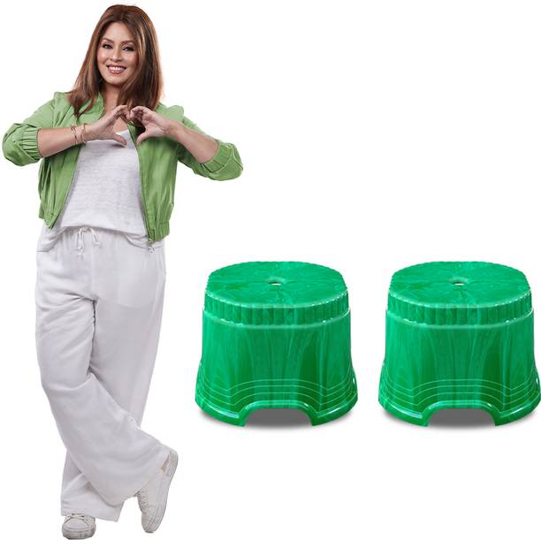 MAHARAJA Neo Plastic Sitting Stool for Indoor Or Outdoor | Kitchen & Living Room | 10 In Plastic Bar Stool