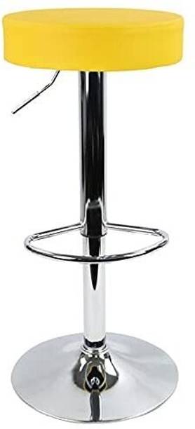 CRAFTSPEN Furniture Swivel High Round Adjustable 24" to 32.7" inches Height Stool, Metal Bar Stool