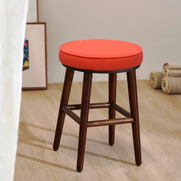 chumbak Solid Wood Bar Stool
