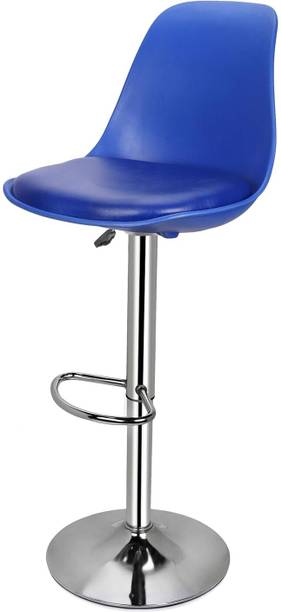 DPI Modern Height Adjustable & Revolving Kitchen Chair with Heavy Duty Chrome Base Metal Bar Stool