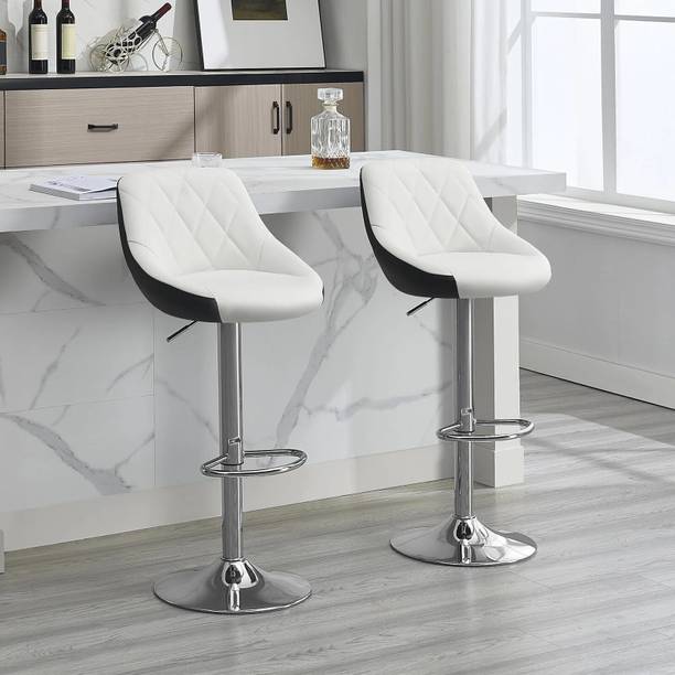 CHAIRTECH Pack of 2 | UPTO 5 YEARS WARRANTY Bar Chair |Bar Stool Leatherette Bar Chair