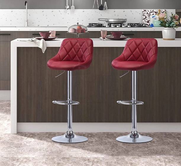 CHAIRTECH UPTO 5 YEARS WARRANTY Bar Chair |Bar Stool Leatherette Bar Chair