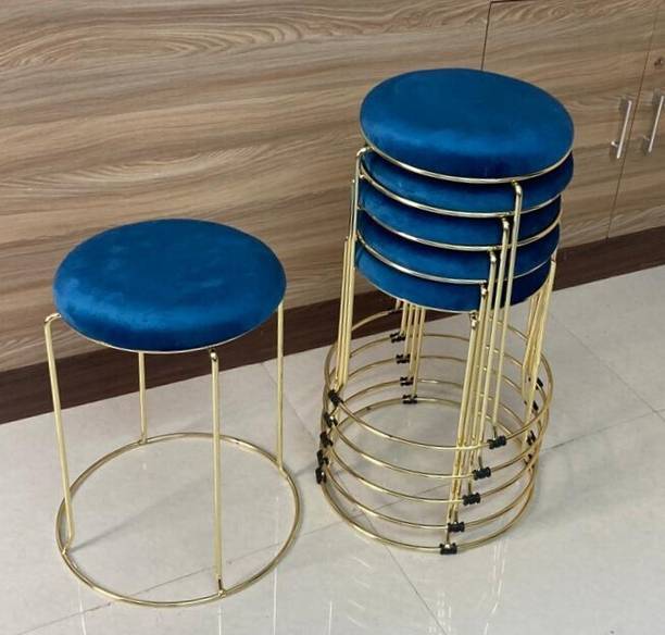 TOBY Golden Velvet SS stool for bar/ home /office/restaurant/café garden stool Metal Bar Stool