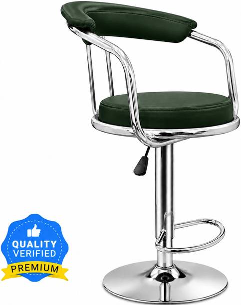 neo chair Classic Green Revolving | Kitchen | Café | Stores | Leatherette Metal Bar Stool