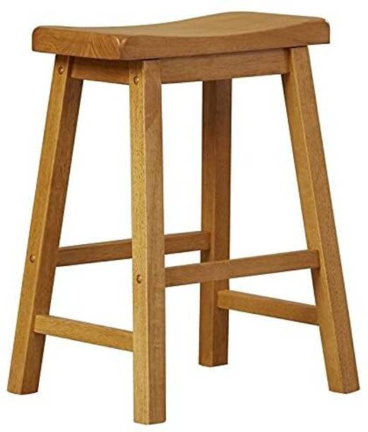 Indian Decor RW949 Bar Seat Stool, Natural Finish Breakfast Kitchen Counter Bar Stool Metal Bar Chair