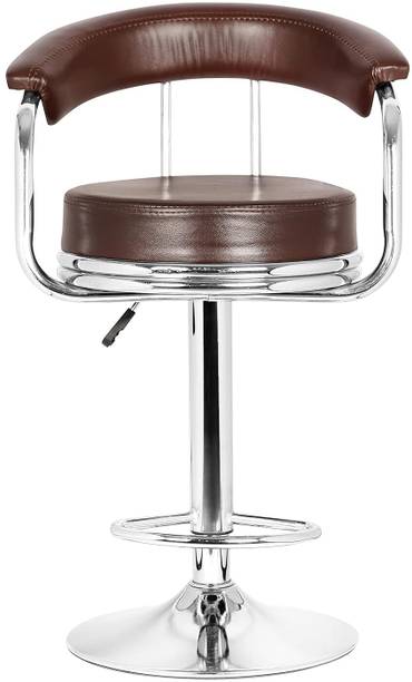 neo chair Classic Brown Revolving | Kitchen | Café | Stores | Leatherette Metal Bar Stool
