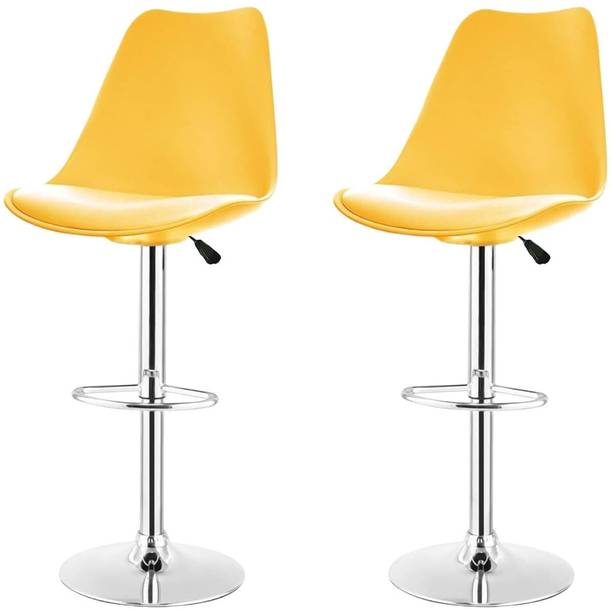 ACTIVA Rapid Bar Stool with Adjustable Height|Swivel Metal Stool Chair for Bar/Cafe| Metal Bar Stool