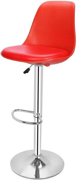DPI Modern Height Adjustable & Revolving Kitchen Chair with Heavy Duty Chrome Base Metal Bar Stool