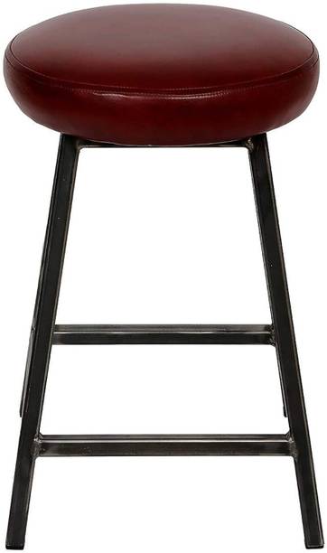 Indian Decor 38779 Low Industrial Bar Stool/Breakfast Stool Metal Bar Stool
