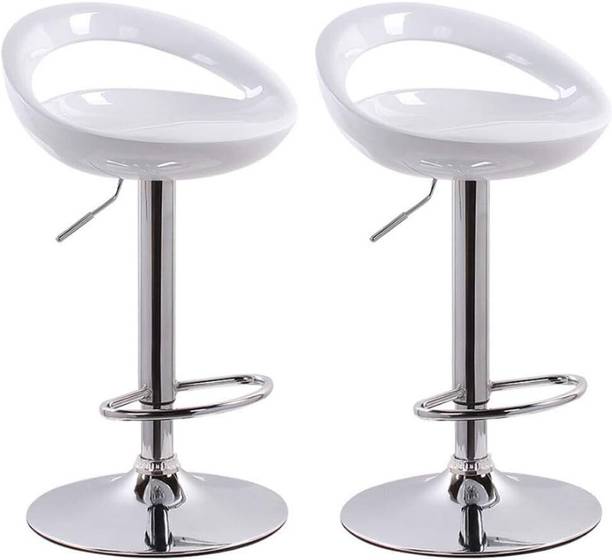 Furniture First 360 Degree Swivel ! Height Adjustable ! IMPORTED Bar Chairs for Home/Kitchen Synthetic Fiber Bar Stool