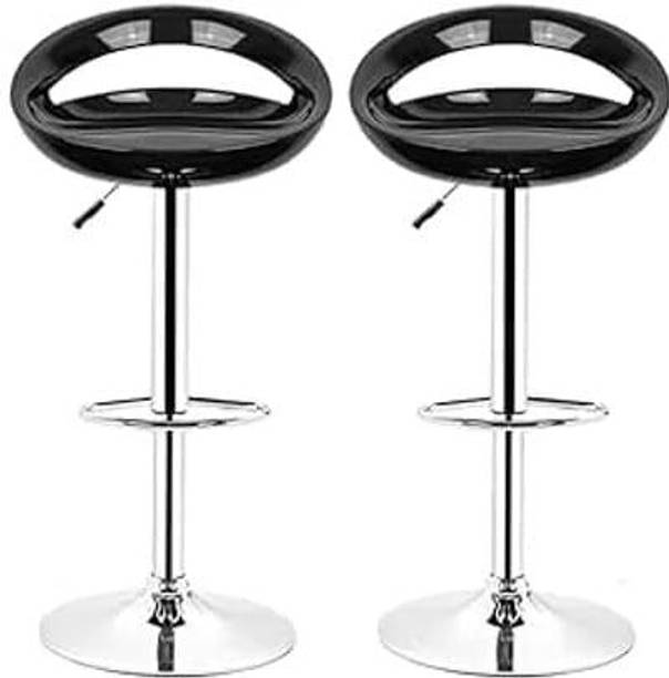 Furniture First 360 Degree Swivel ! Height Adjustable ! IMPORTED Bar Chairs for Home/Kitchen Synthetic Fiber Bar Stool