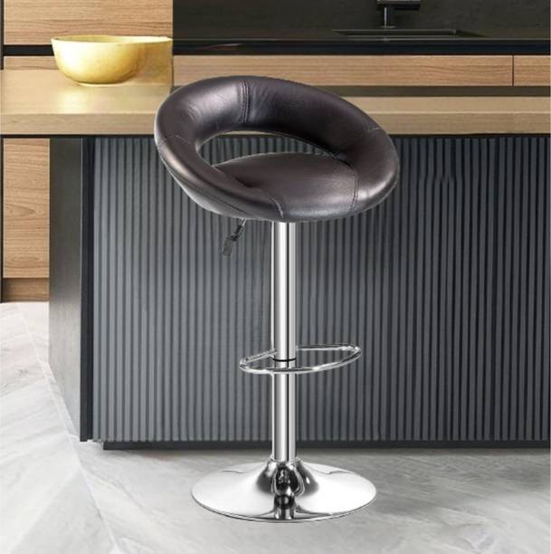 Da URBAN Da URBAN Smiley Black | Revolving | Height Adjustable Leatherette Bar Stool