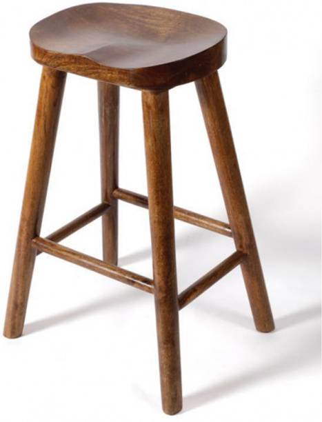M S HOME DESIGNS M s home designs mango wood bar stool/ mango wood bar chair Solid Wood Bar Stool