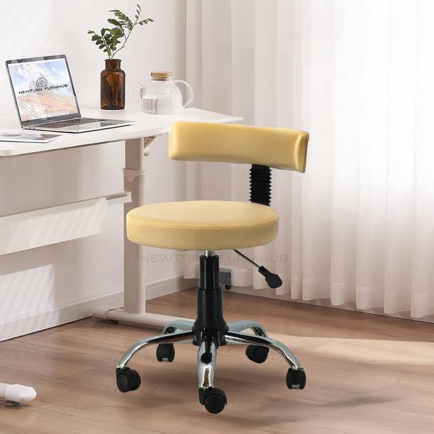Newturn Keto Parlour/Client/Small shops/visitor chair for space management & 1 year wty Foam Bar Chair