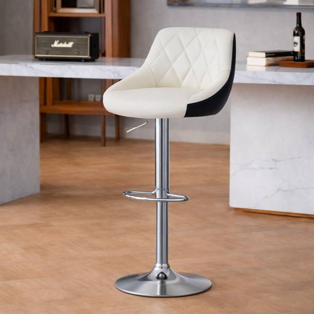 CHAIRTECH ® Bar Stool & Chair | Upto months of Warranty on the Product Leatherette Bar Chair