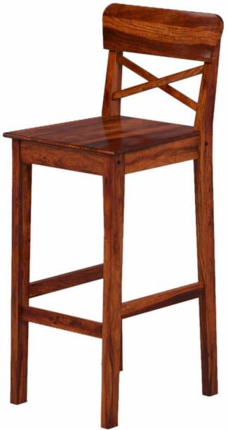 ODEJIA Honey Wooden Bar Chair For Kitchen bar Counter Chair Solid Wood Bar Chair