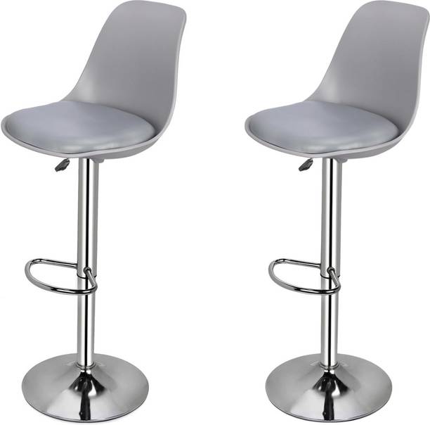 Binani Rapid Bar Stool with Adjustable Height|Swivel Metal Stool Chair for Bar/Cafe| Metal Bar Stool