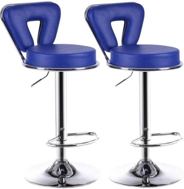 Furniture First 360 Degree Swivel ! Height Adjustable ! IMPORTED Bar Chairs for Home/Kitchen Leatherette Bar Chair