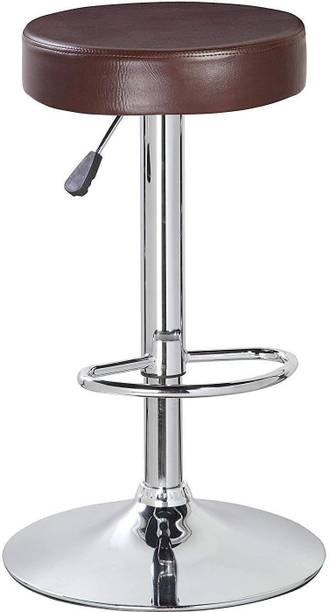 CRAFTSPEN Bar Stool -Essilor PU 360?Height 24 to 32.7inches Adjustable Kitchen Metal Bar Stool